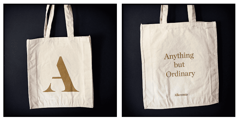 Printed tote bags