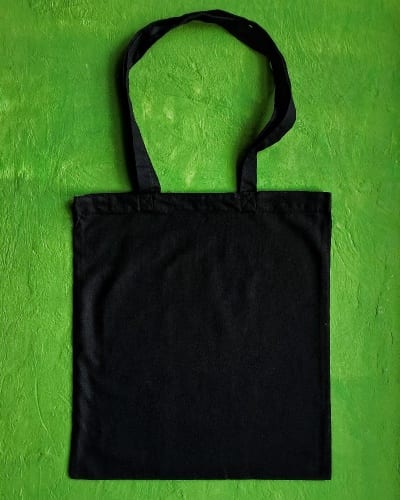 5oz Black Cotton Bags