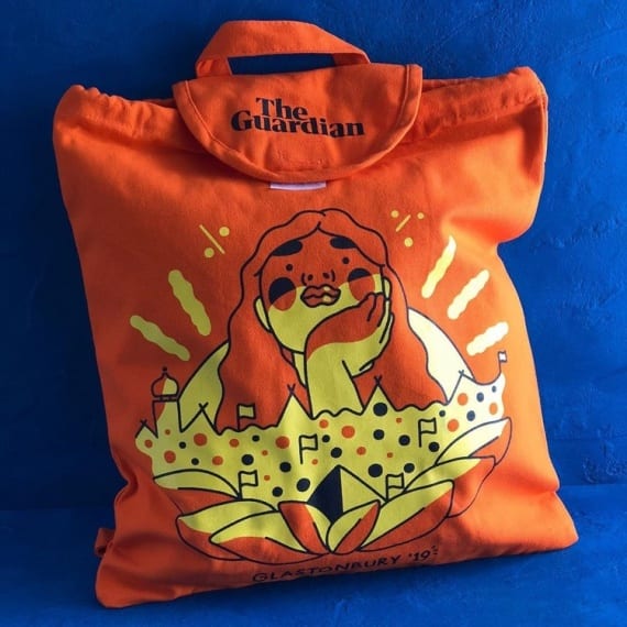 Glastonbury Drawstring Bag