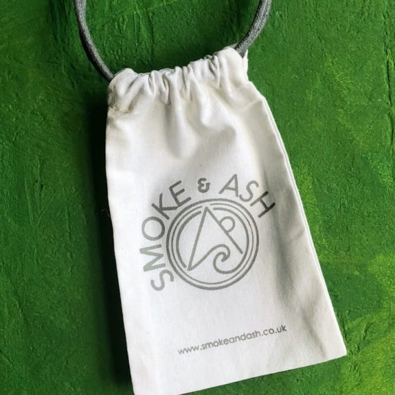 Smoke Ash Drawstring Bag