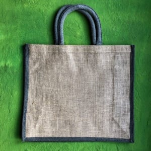 Jute Two Tone Gusseted