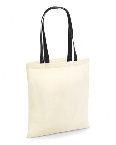 W101C NTBK Westford Mill Bag For Life - Contrast Handle