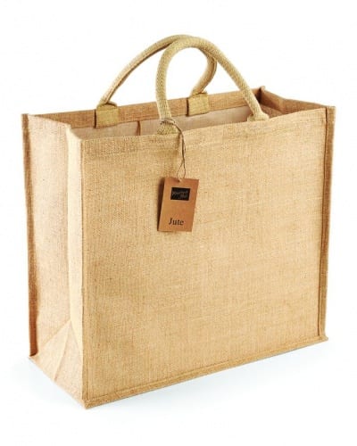 W408 NAT Westford Mill Jute Jumbo Shopper