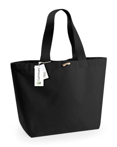 W855 BLK Westford Mill EarthAware® Organic Marina Tote XL