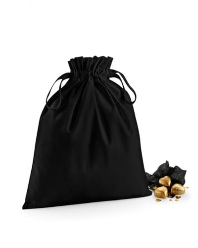 W118 Organic Cotton Draw Cord Bag