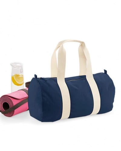 W814 EarthAware Organic Barrel Bag